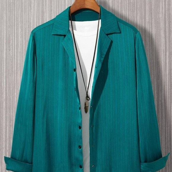 . Other - Blue Mens Button Up Shirt